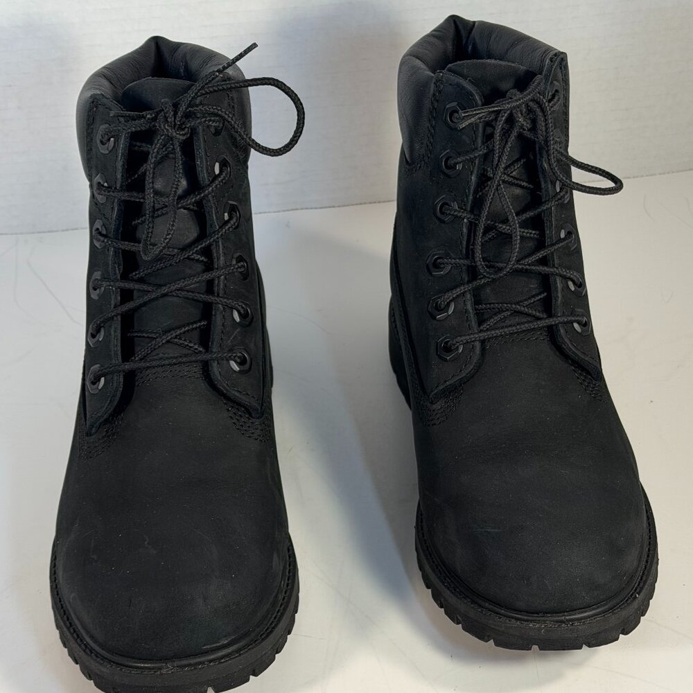 Women's Black size 7W Timberland waterproof Boots - Picture 9 of 16